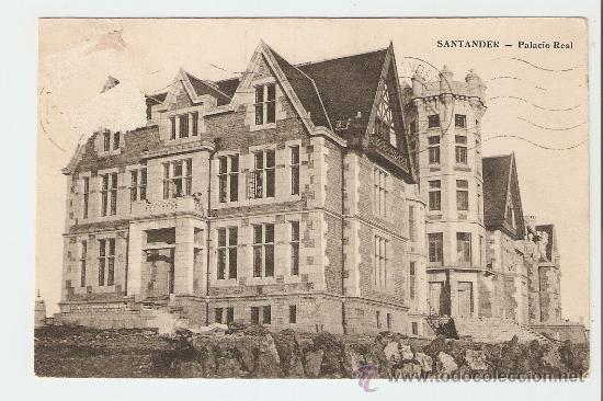 Postales: Santander - Palacio Real - Foto 1