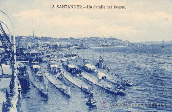 Postales: Santander- Un detalle del puerto. - Foto 1