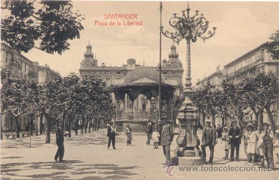 Postales: Santander- Plaza de la Libertad - Foto 1