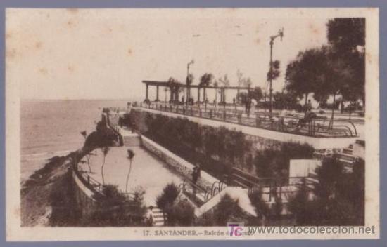 Postales: TARJETA POSTAL DE SANTADER. BALCON DE PIQUIO. 17.