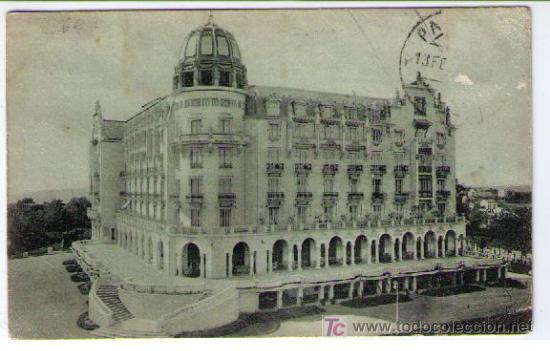 Postales: Santander. El Hotel Real. - Foto 1