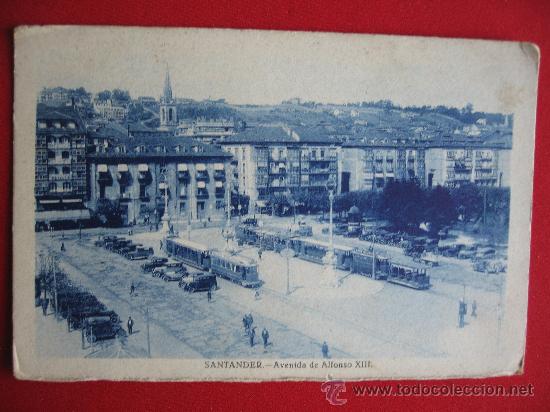 Postales: SANTANDER - AVENIDA DE ALFONSO XIII - Foto 1