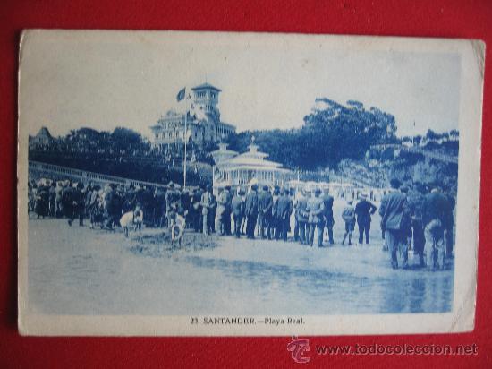 Postales: SANTANDER - PLAYA REAL - Foto 1
