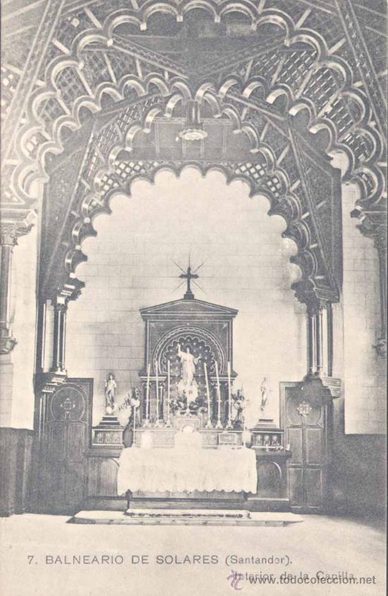 Postales: SOLARES.(SANTANDER)-BALNEARIO.-