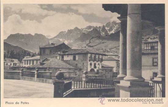 Postales: POTES(CANTABRIA).- PLAZA DE POTES. - Foto 1