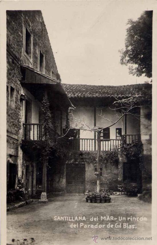 Cartoline: SANTILLANA DEL MAR(CANTABRIA).- UN RINCON DEL PARADOR DE GIL BLAS
