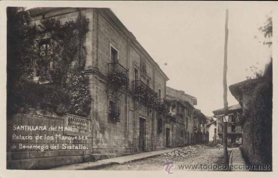 Cartoline: SANTILLANA DEL MAR(CANTABRIA).- PALACIO DE LOS MARQUESES DE BENEMEGIS DEL SISTALLO
