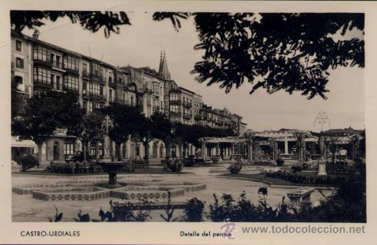 Cartes Postales: CASTRO-URDIALES(CANTABRIA).- DETALLE DEL PARQUE
