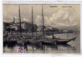 Postales: Santander. Cantabria. Barcos de pesca. Sin circular. - Foto 1