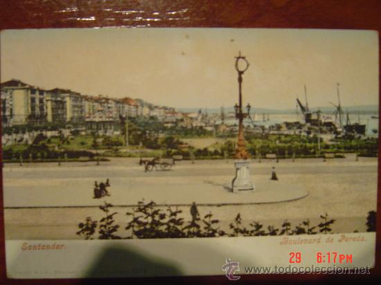 Postales: SANTANDER-BOULEVARD DE PEREDA - Foto 1