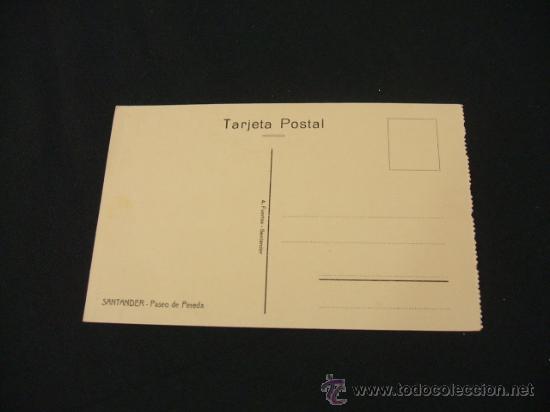 Postales: TARJETA POSTAL - SANTANDER - PASEO DE LA PEREDA - SIN CIRCULAR - Foto 2