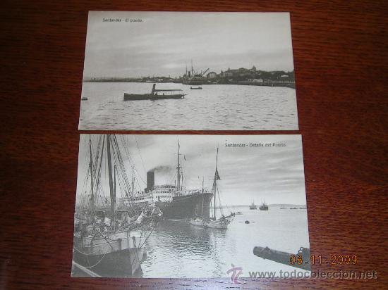 Postales: 2 POSTALES DE SANTANDER. A&Ntilde;OS 1930..REF.611 - Foto 1