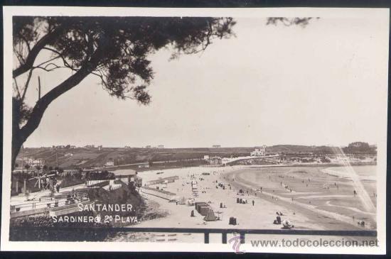 Postales: SANTANDER.-SARDINERO 2&ordf; PLAYA - Foto 1