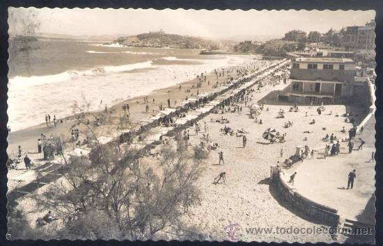 Cartoline: SANTANDER(CANTABRIA).-PLAYA DESDE PIQU&Iacute;O