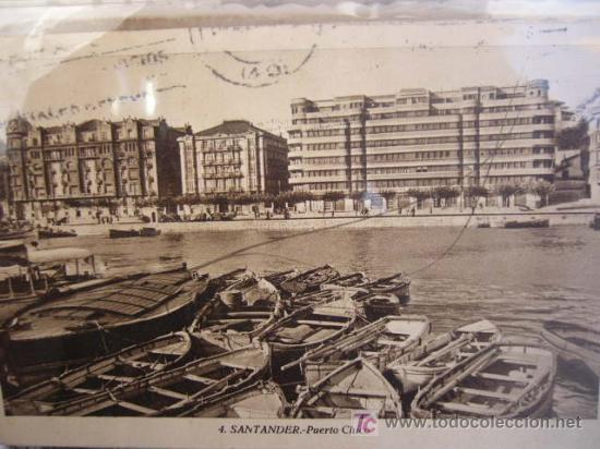 Postales: SANTANDER.  N&ordm; 4.  PUERTO CHICO.  CIRCULADA. - Foto 1