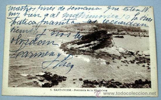 Postales: Postal Santander Pen&iacute;nsula de la Magdalena - Foto 1