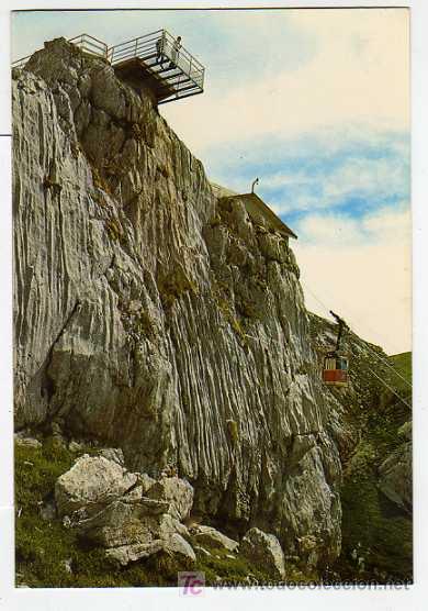 Postais: PICOS DE EUROPA - MIRADOR Y CABLE TELEFERICO FUENTE DE n.121