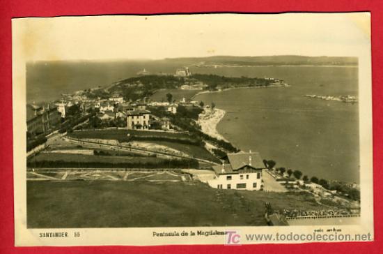 Postales: SANTANDER, PENINSULA DE LA MAGDALENA,  P33893 - Foto 1