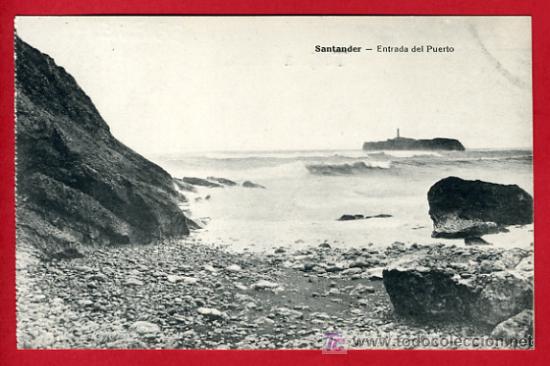 Postales: SANTANDER, ENTRADA DEL PUERTO,  P33896 - Foto 1