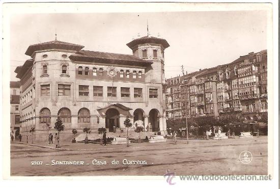 Postales: SANTANDER. CORREOS - Foto 1