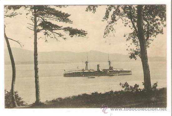 Postales: SANTANDER. BARCO DE GUERRA - Foto 1
