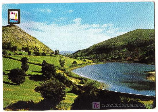 Postales: PRECIOSA POSTAL - SANTANDER - PANTANO DE HEROS - Foto 1