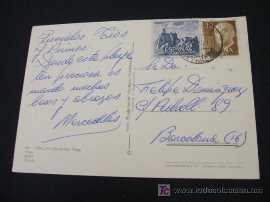 Postales: COMILLAS - SANTANDER - PLAYA - - Foto 2