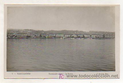 Postales: SANTANDER. SANTANDER DESDE LA BAHIA. (L. ROISIN) - Foto 1