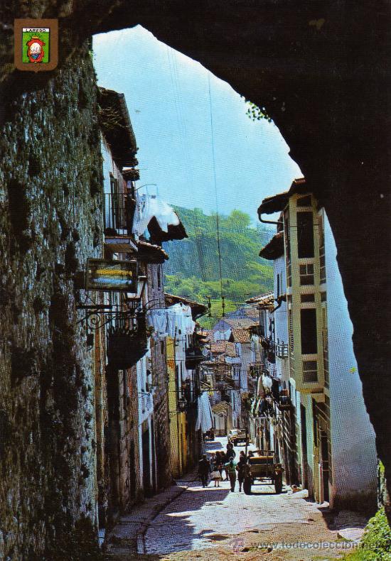 Postales: POSTAL SIN CIRCULAR DE LAREDO,SANTANDER CANTABRIA.RUA MAYOR - Foto 1