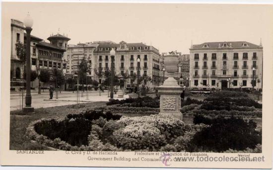 Postales: SANTANDER(CANTABRIA).- GOBIERNO CIVIL Y DELEGACI&Oacute;N DE HACIENDA