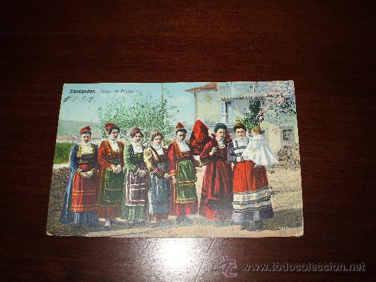 Postales: Postal de Santander ,grupo de Pasiegas de 1918 - Foto 1