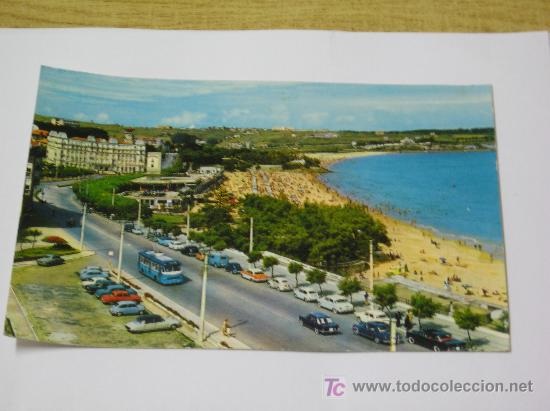 Postais: **PRECIOSA POSTAL,--SANTANDER--(PANORAMICA DE LA PRIMERA PLAYA)**