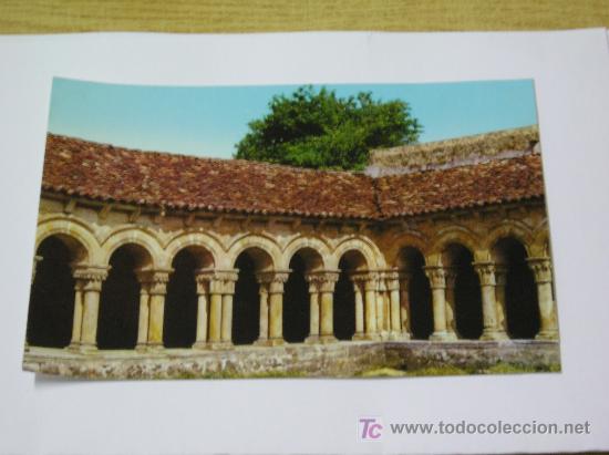 Postais: **PRECIOSA POSTAL,--SANTILLANA DEL MAR--(CLAUSTRO DE LA COLEGIATA)**
