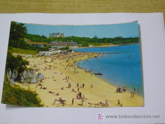 Postales: **PRECIOSA POSTAL,--SANTANDER--(PLAYA DE LA MAGDALENA)** - Foto 1