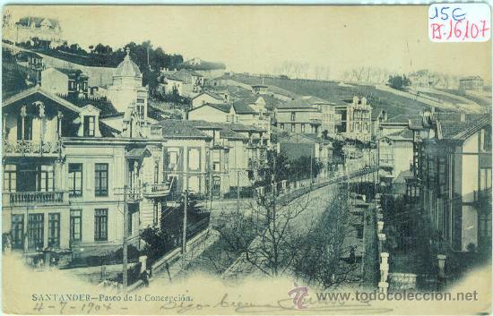 Postales: (PS-16107)POSTAL DE SANTANDER-PASEO DE LA CONCEPCION - Foto 1