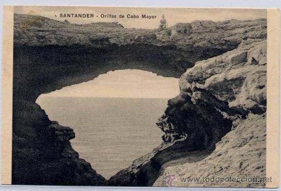 Postales: SANTANDER.-ORILLAS DE CABO MAYOR - Foto 1