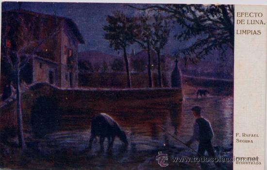 Postkarten: LIMPIAS(CANTABRIA).-EFECTO DE LUNA