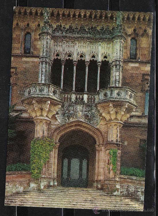 Postales: 132.- COMILLAS. PALACIO MARQUES DE COMILLAS (ENTRADA) - Foto 1