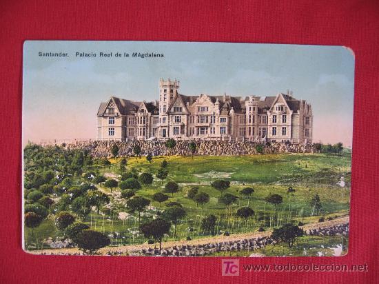 Postales: SANTANDER - PALACIO REAL DE LA MADALENA - Foto 1