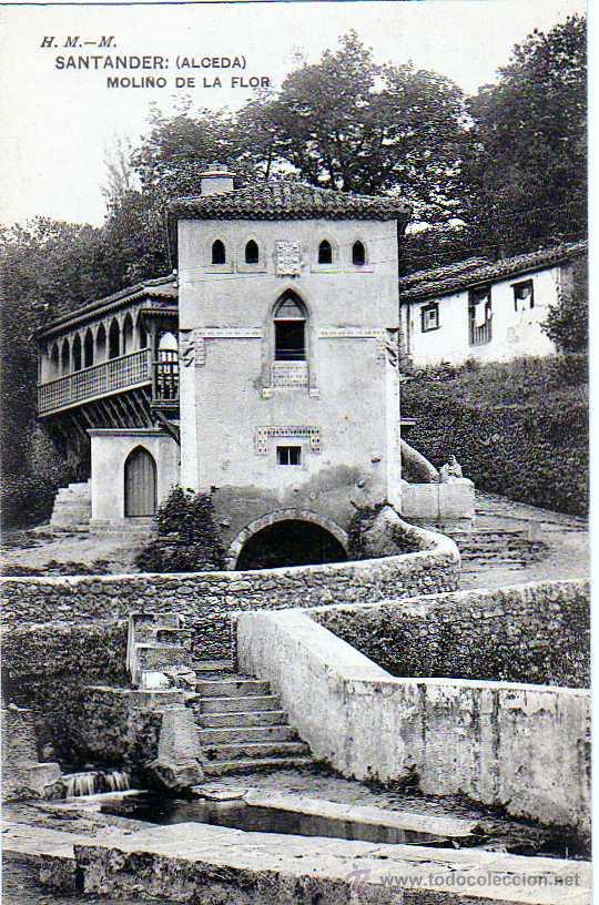 Postales: Santander. Alceda. Molino de la Flor. Hauser y Menet. Sin circular. - Foto 1