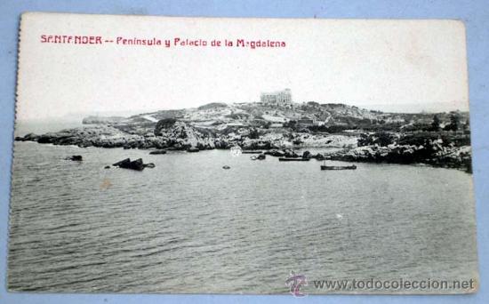 Postales: Postal Santander Pen&iacute;nsula y Palacio de la Magdalena - Foto 1