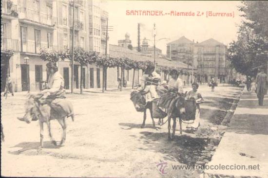 Postales: SANTANDER.- ALAMEDA 2&ordf;( BURRERAS) - Foto 1