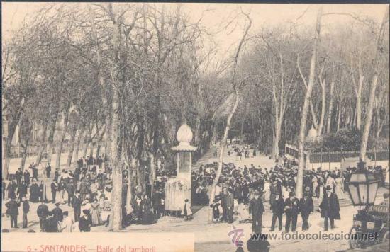 Postales: SANTANDER.- BAILE DEL TAMBORIL - Foto 1