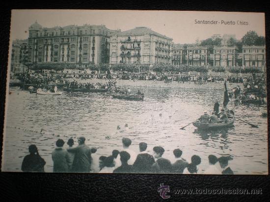 Postales: TARJETA POSTAL DE SANTANDER - PUERTO CHICO - Foto 1