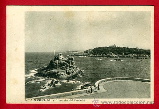 Postales: santander, isla y ensenada del camello,      P43007 - Foto 1