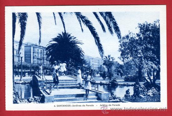 Postales: santander, jardines de pereda,      P43010 - Foto 1
