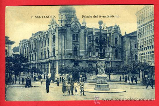 Postales: santander, palacio del ayuntamiento,      P43040 - Foto 1