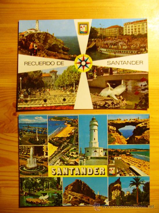 Postales: Lote de 5 postales de SANTANDER (Cantabria) - Foto 2