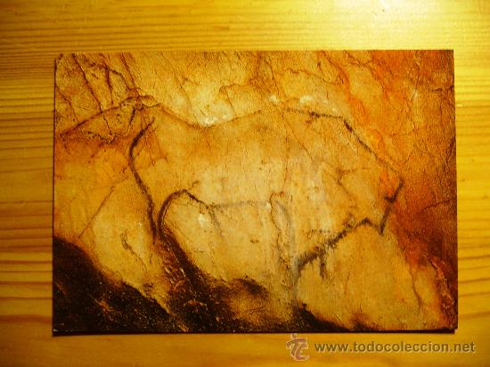 Cartes Postales: Postal de las CUEVAS DE PUENTE VIESGO (Cantabria). Bisonte pastando.