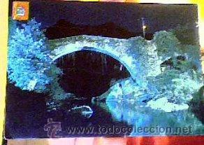 Postales: PUENTE ROM&Aacute;NICO.LI&Eacute;RGANES(CANTABRIA).N&ordm;14.ED.DOMINGUEZ.CIRCULADA.